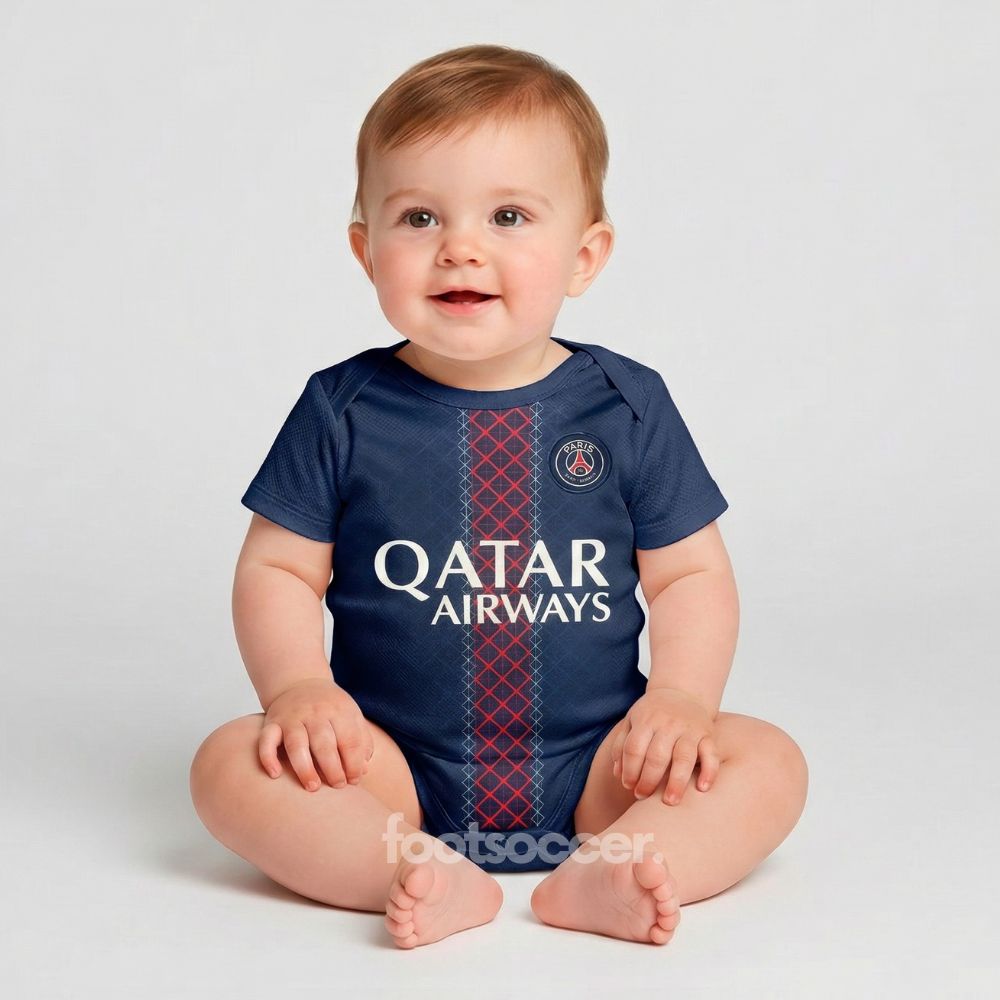 Body Bébé PSG Domicile 2025 2026 (1)