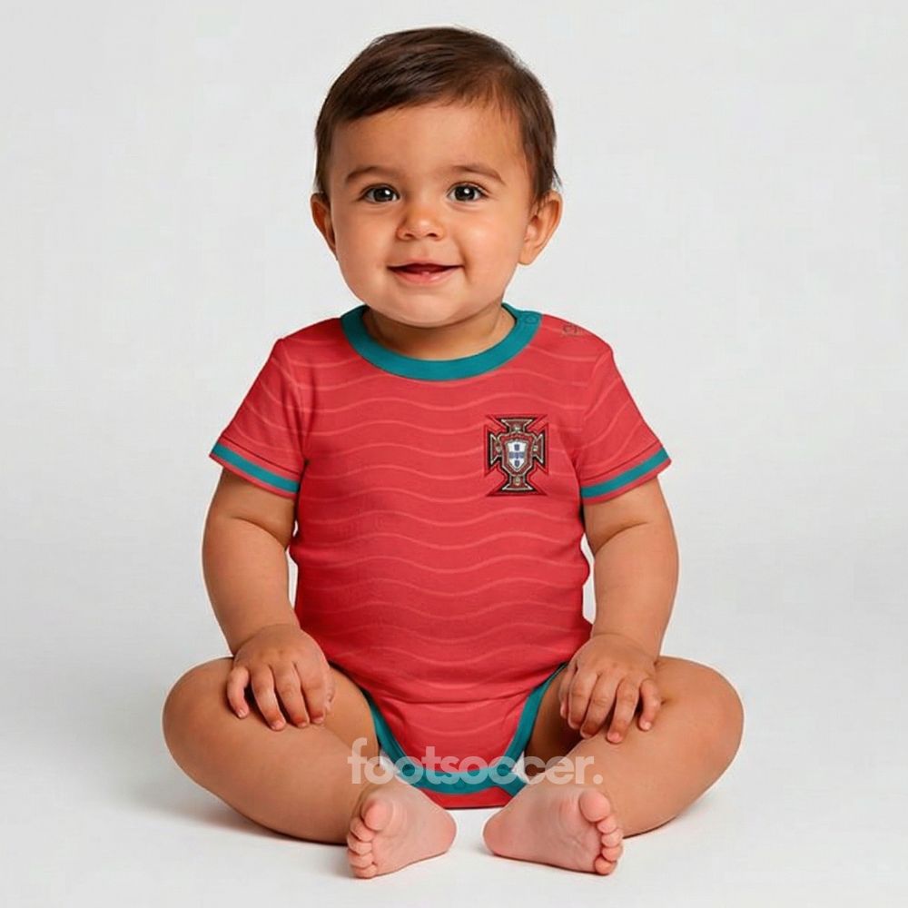 Body Bébé Portugal Domicile Coupe du Monde 2026 (1)