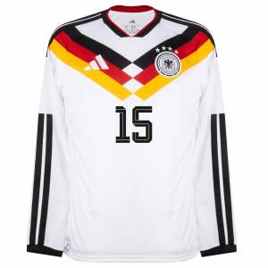 Maillot Allemagne Domicile 2026 2027 Manches Longues Schlotterbeck (2)