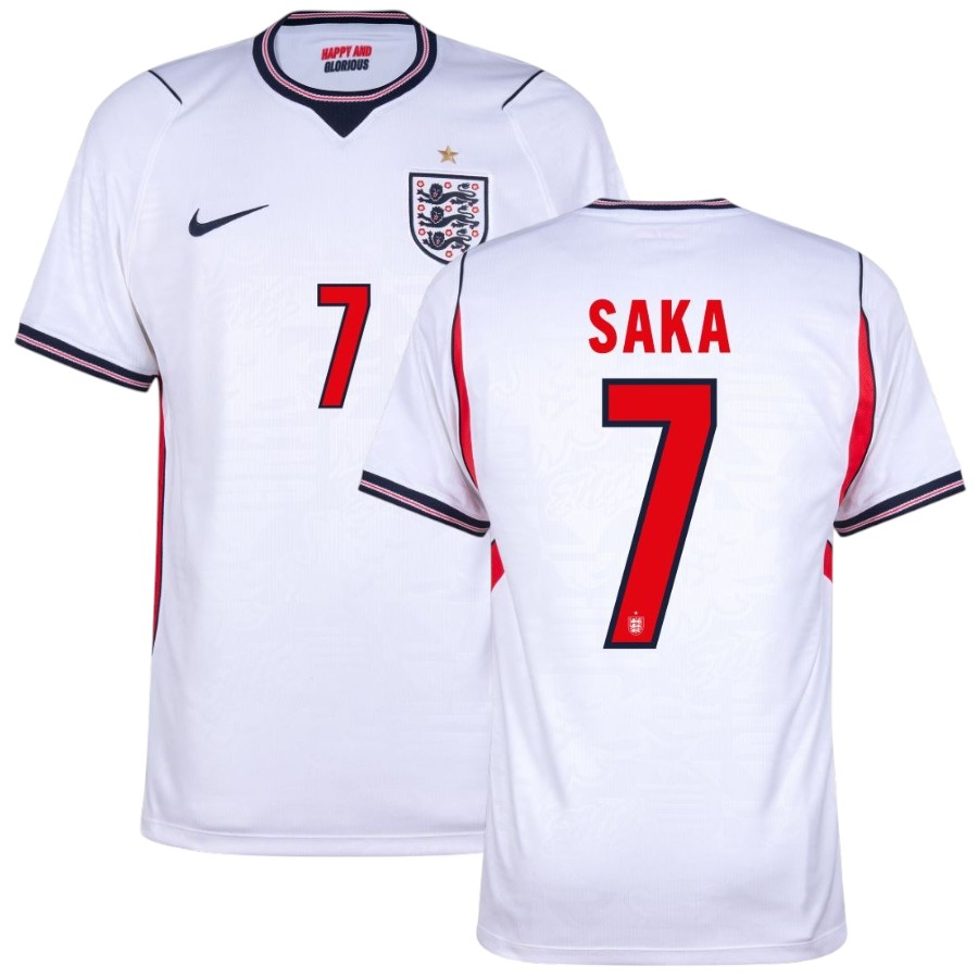 Maillot Angleterre Domicile 2026 2027 Saka (1)