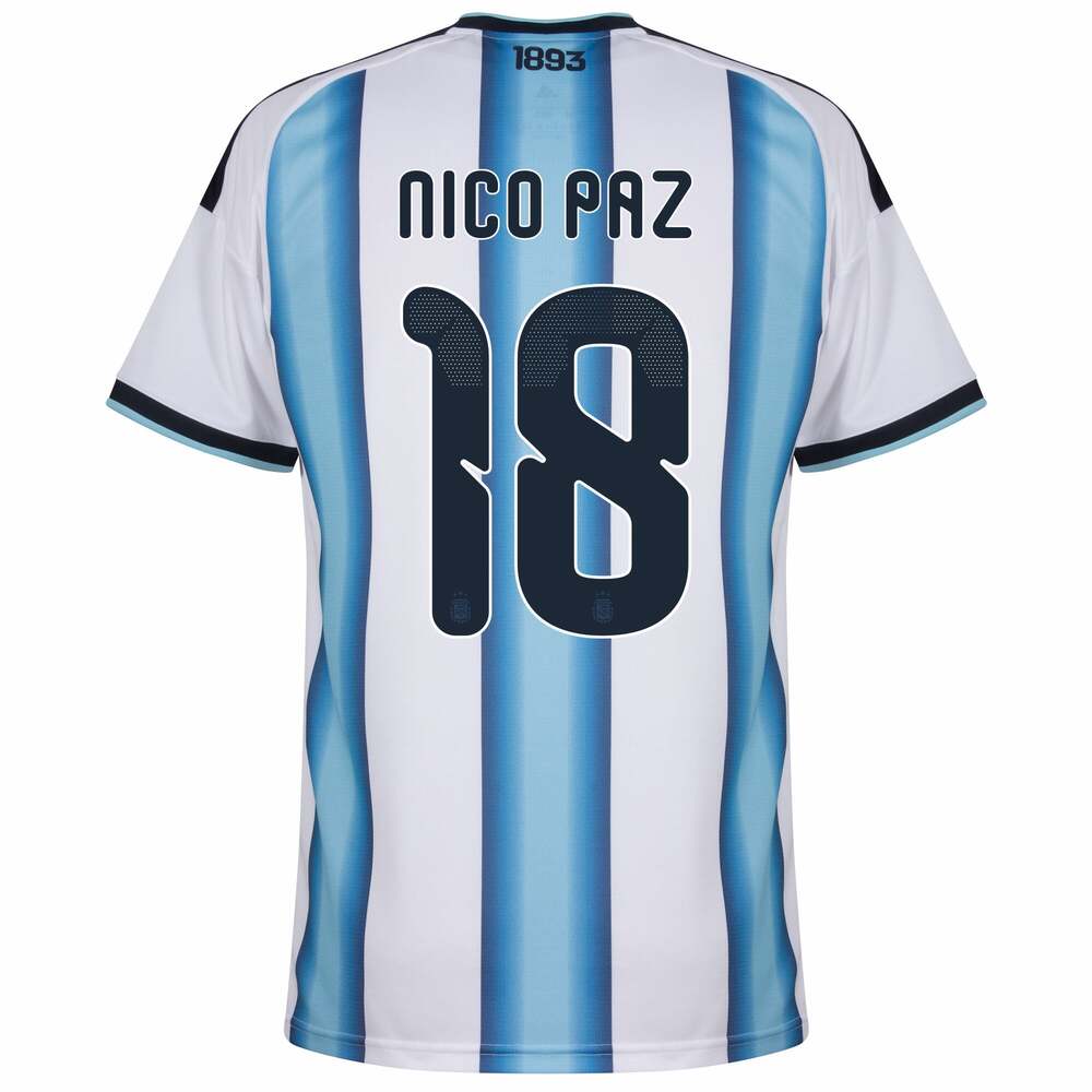 Maillot Argentine Domicile 2026 2027 Nico Paz (3)