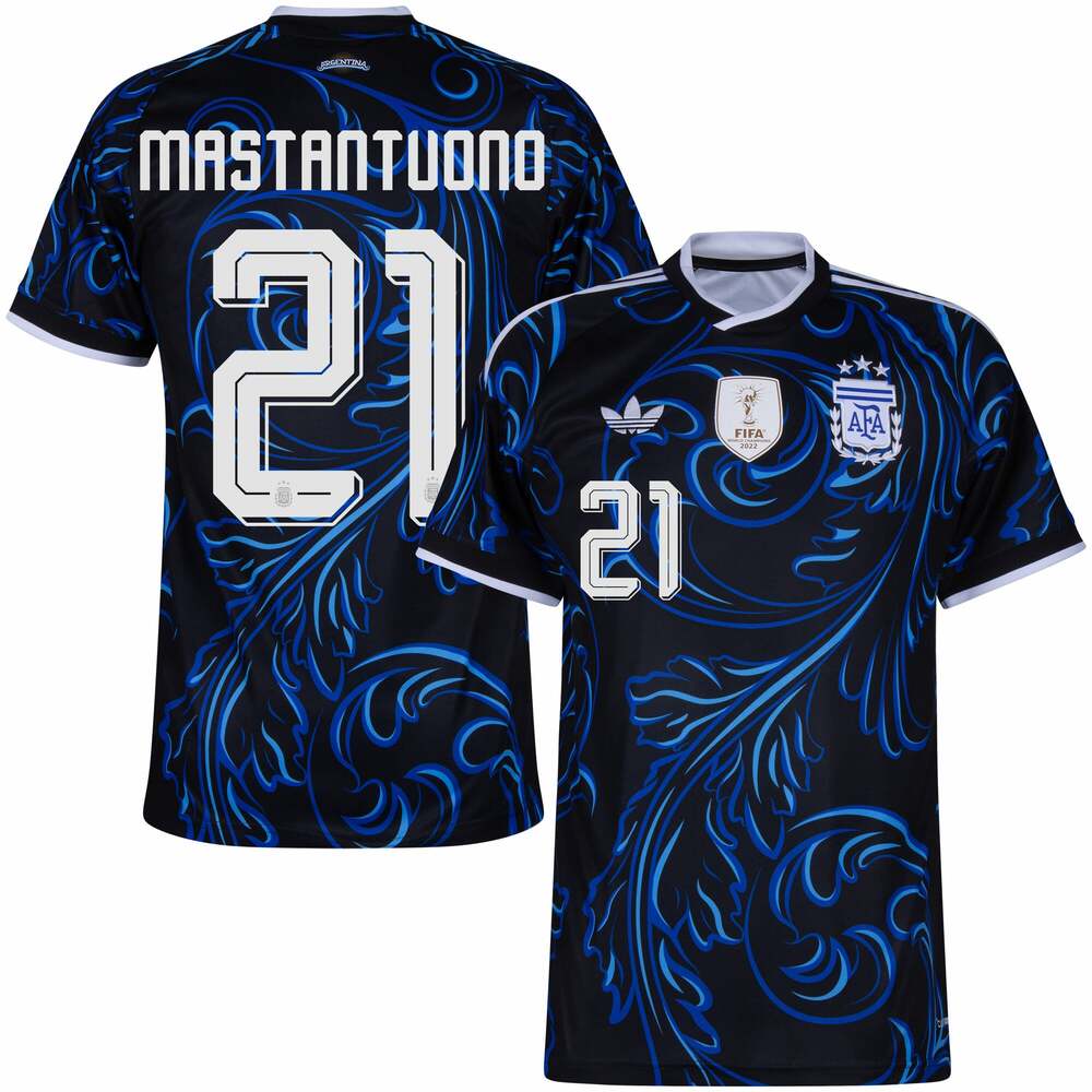Maillot Argentine Exterieur 2026 2027 Mastanuono (1)