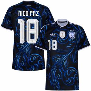Maillot Argentine Exterieur 2026 2027 Nico Paz