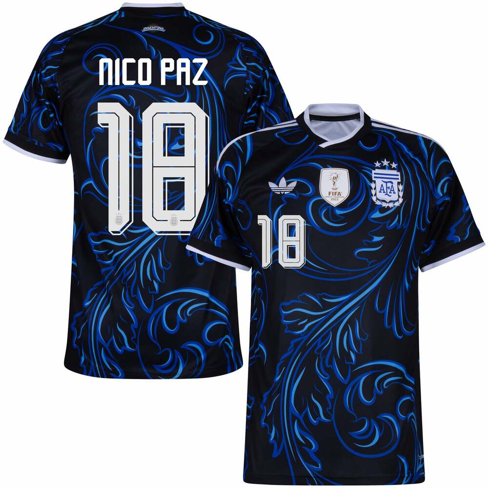 Maillot Argentine Exterieur 2026 2027 Nico Paz (1)