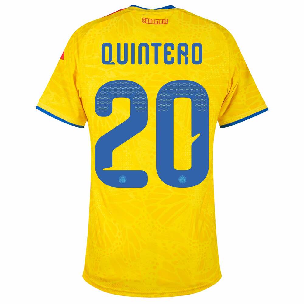 Maillot Colombie Domicile 2026 2027 Quintero (2)
