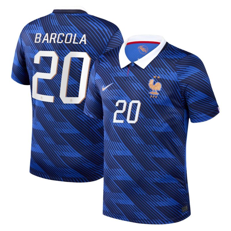Maillot Equipe de France Domicile Coupe du Monde 2026 Barcola (1)