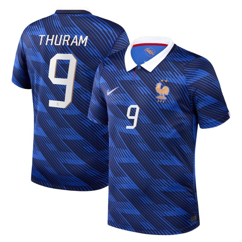 Maillot Equipe de France Domicile Coupe du Monde 2026 Thuram (1)