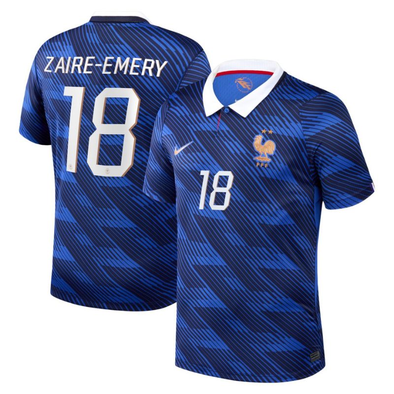 Maillot Equipe de France Domicile Coupe du Monde 2026 Zaire Emery (1)