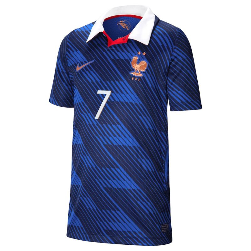 Maillot Equipe de France Enfant Domicile Coupe du Monde 2026 Dembele (3)