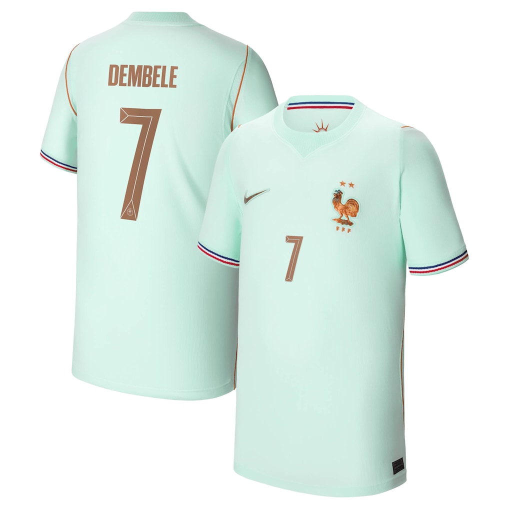 Maillot Equipe de France Enfant Exterieur Coupe du Monde 2026 Dembele (1)