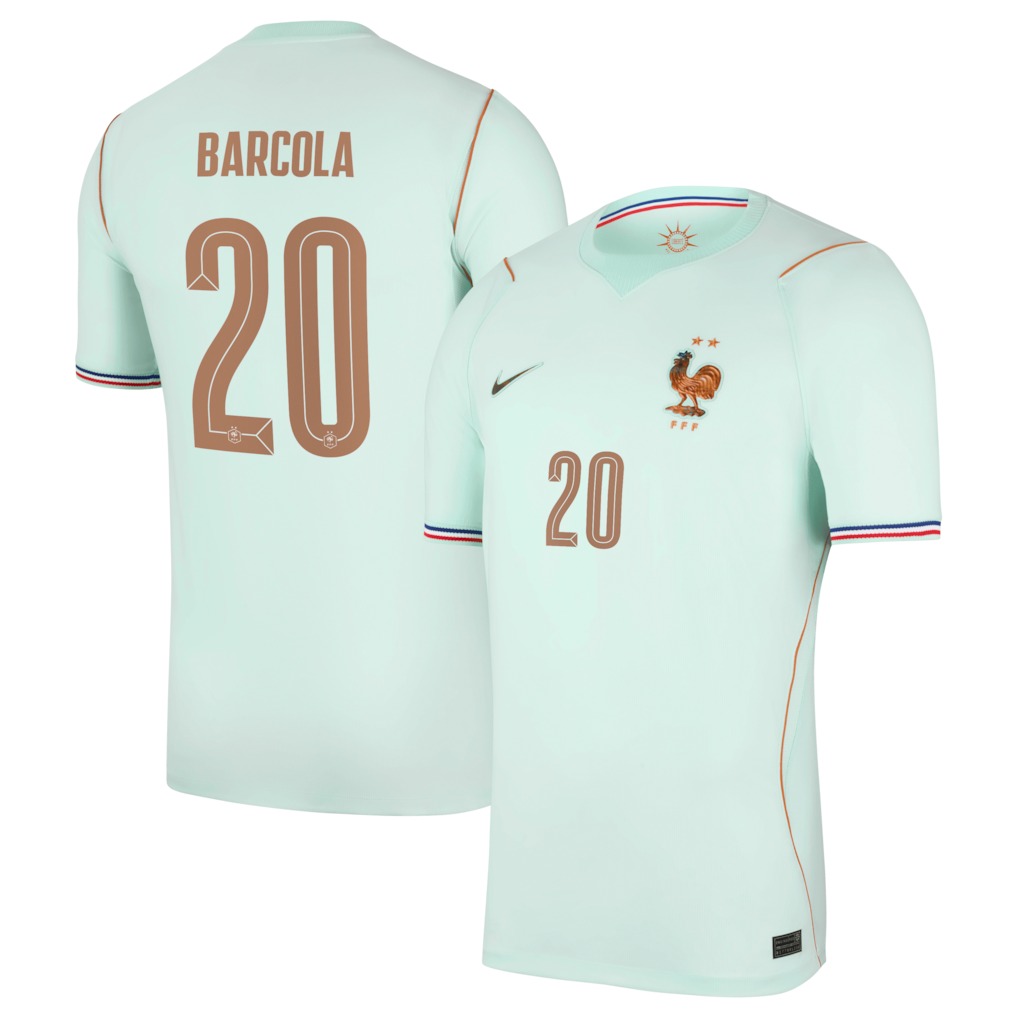 Maillot Equipe de France Exterieur Coupe du Monde 2026 Barcola (1)