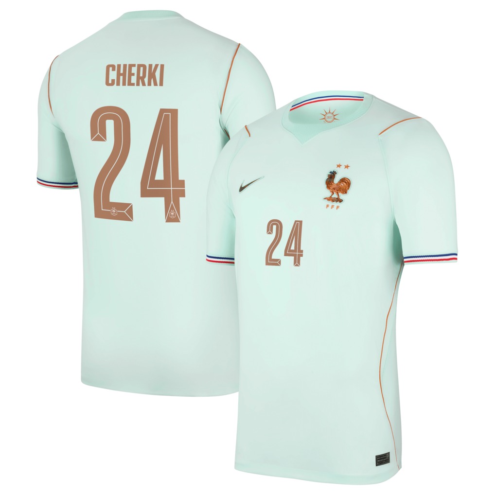 Maillot Equipe de France Exterieur Coupe du Monde 2026 Cherki (1)
