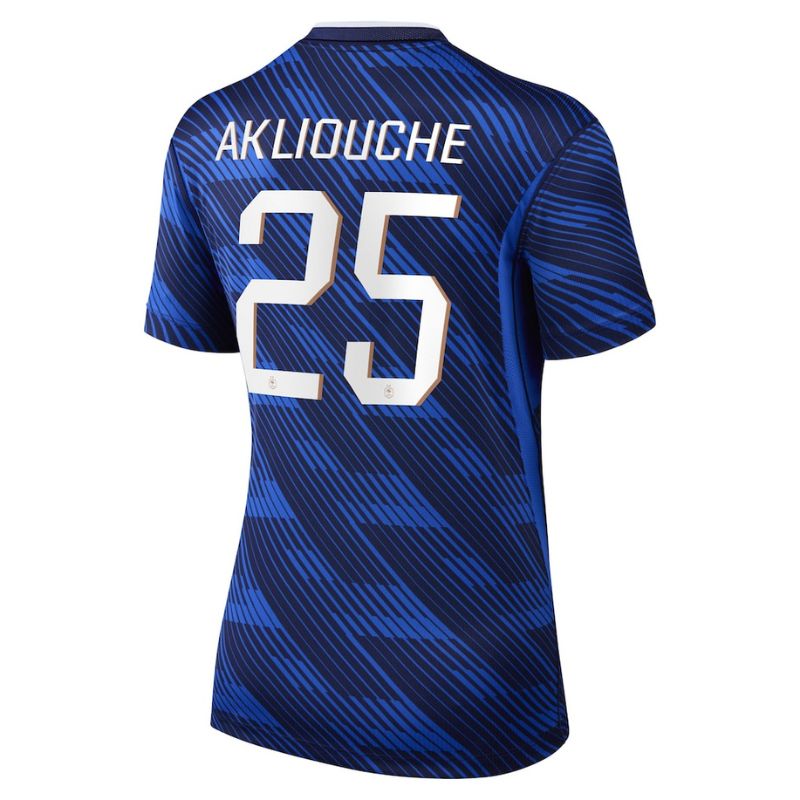Maillot Equipe de France Femme Domicile Coupe du Monde 2026 Akliouche (2)