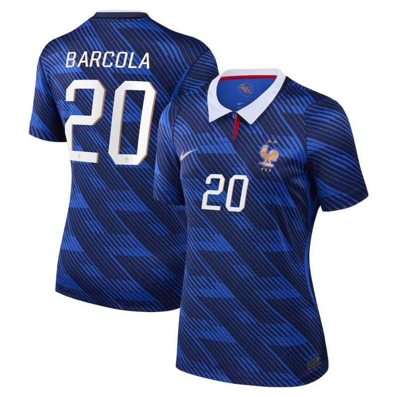 Maillot Equipe de France Femme Domicile Coupe du Monde 2026 Barcola (1)