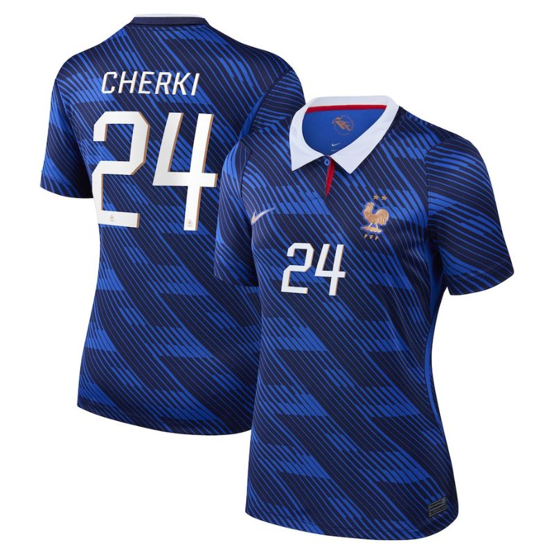 Maillot Equipe de France Femme Domicile Coupe du Monde 2026 Cherki (1)