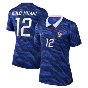 Maillot Equipe de France Femme Domicile Coupe du Monde 2026 Kolo Muani