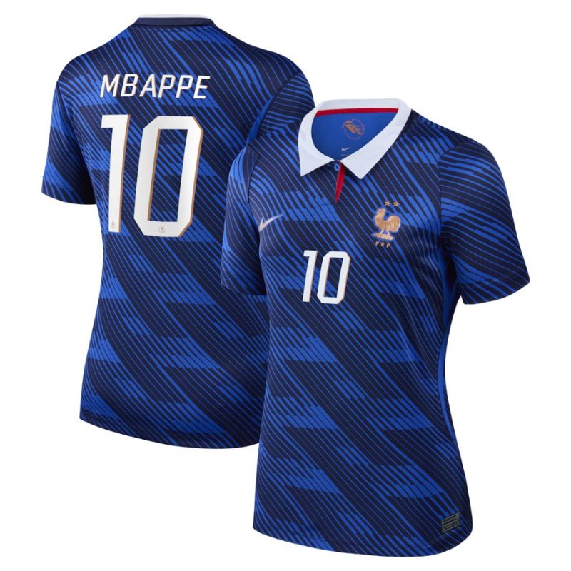 Maillot Equipe de France Femme Domicile Coupe du Monde 2026 Mbappe (1)