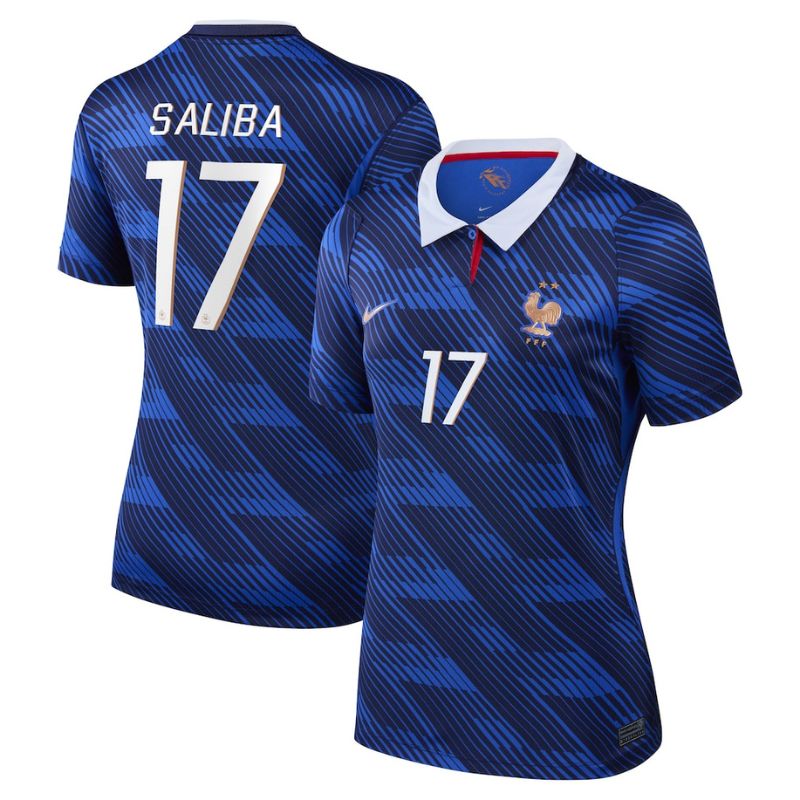 Maillot Equipe de France Femme Domicile Coupe du Monde 2026 Saliba (1)