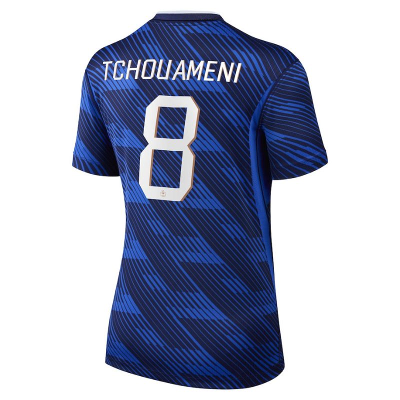Maillot Equipe de France Femme Domicile Coupe du Monde 2026 Tchouameni (2)