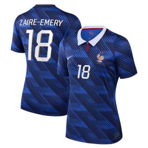 Maillot Equipe de France Femme Domicile Coupe du Monde 2026 Zaire Emery