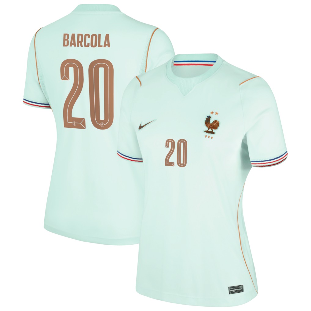 Maillot Equipe de France Femme Exterieur Coupe du Monde 2026 Barcola (1)