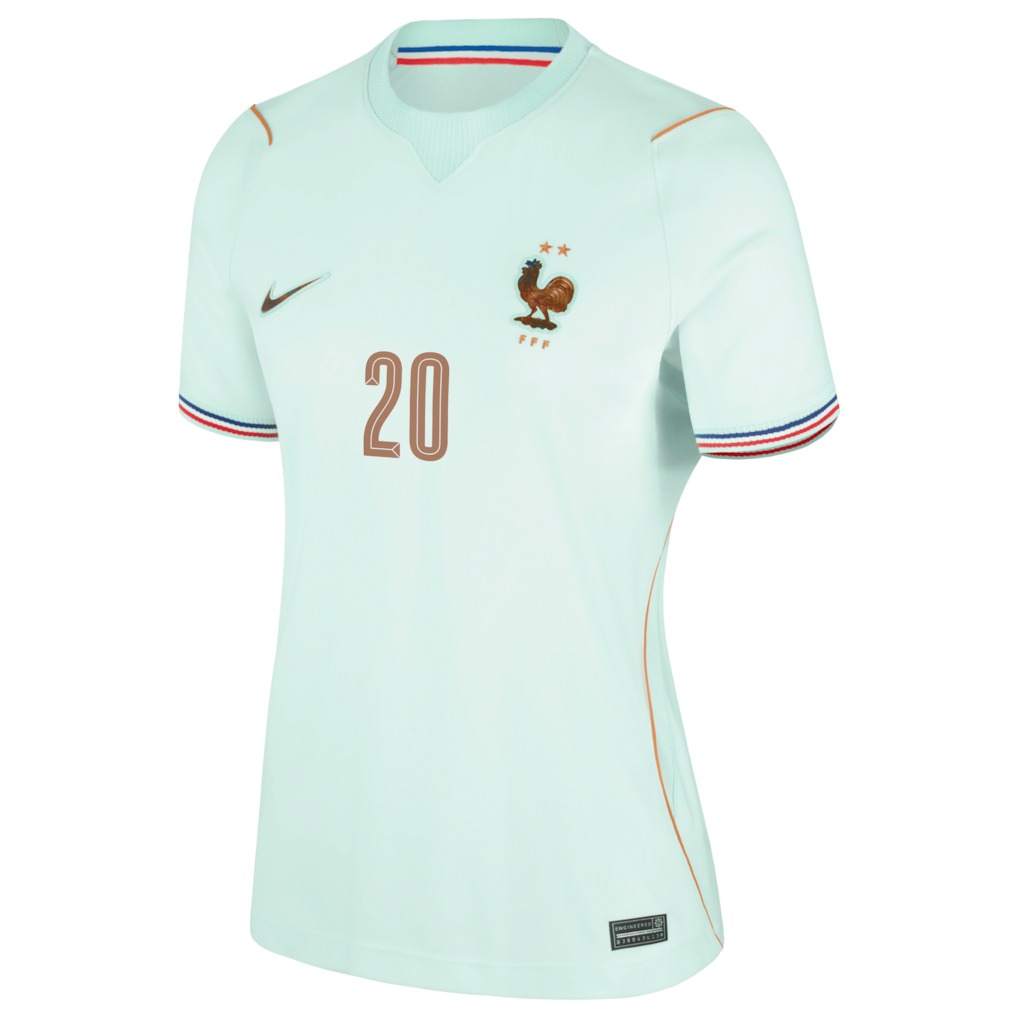 Maillot Equipe de France Femme Exterieur Coupe du Monde 2026 Doue (2)