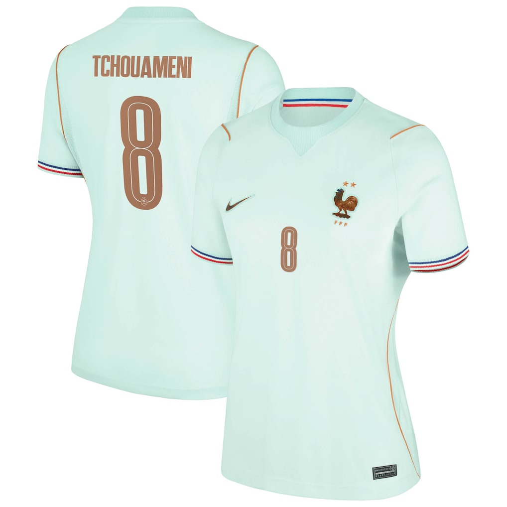 Maillot Equipe de France Femme Exterieur Coupe du Monde 2026 Tchouameni (1)