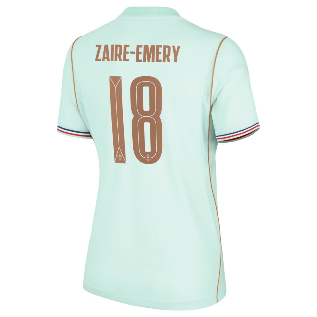 Maillot Equipe de France Femme Exterieur Coupe du Monde 2026 Zaire Emery (3)