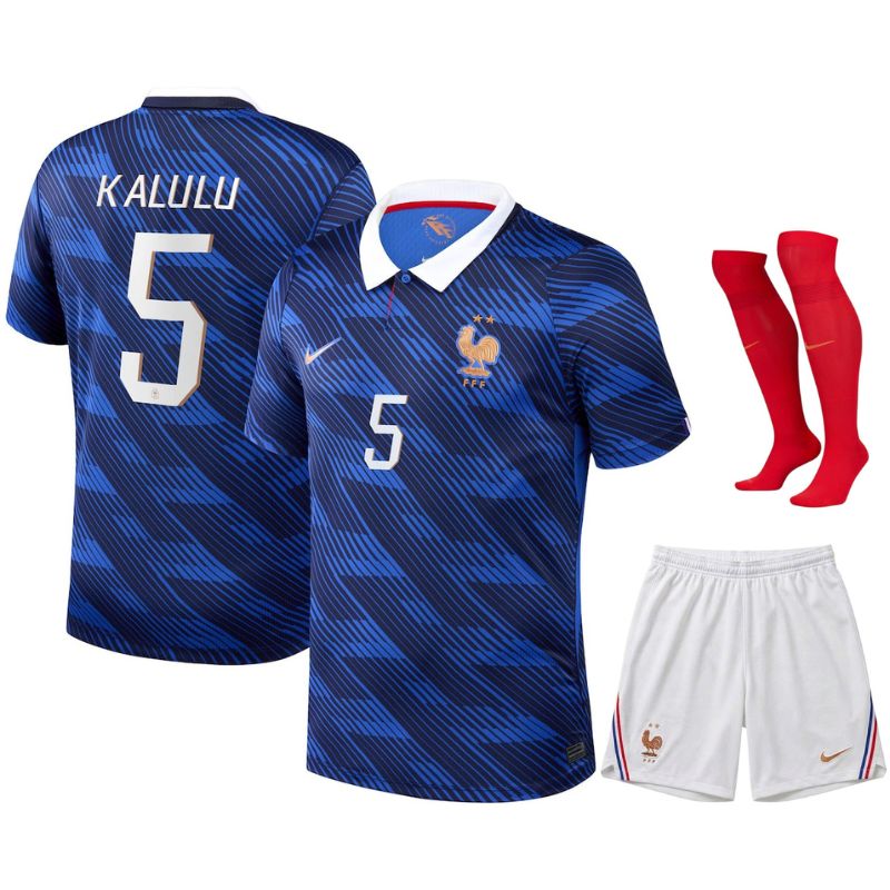 Maillot Equipe de France Kit Enfant Domicile Coupe du Monde 2026 Kalulu