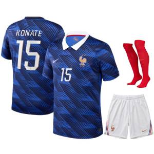 Maillot Equipe de France Kit Enfant Domicile Coupe du Monde 2026 Konate