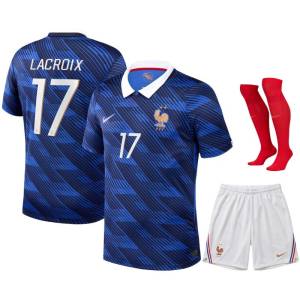 Maillot Equipe de France Kit Enfant Domicile Coupe du Monde 2026 Lacroix