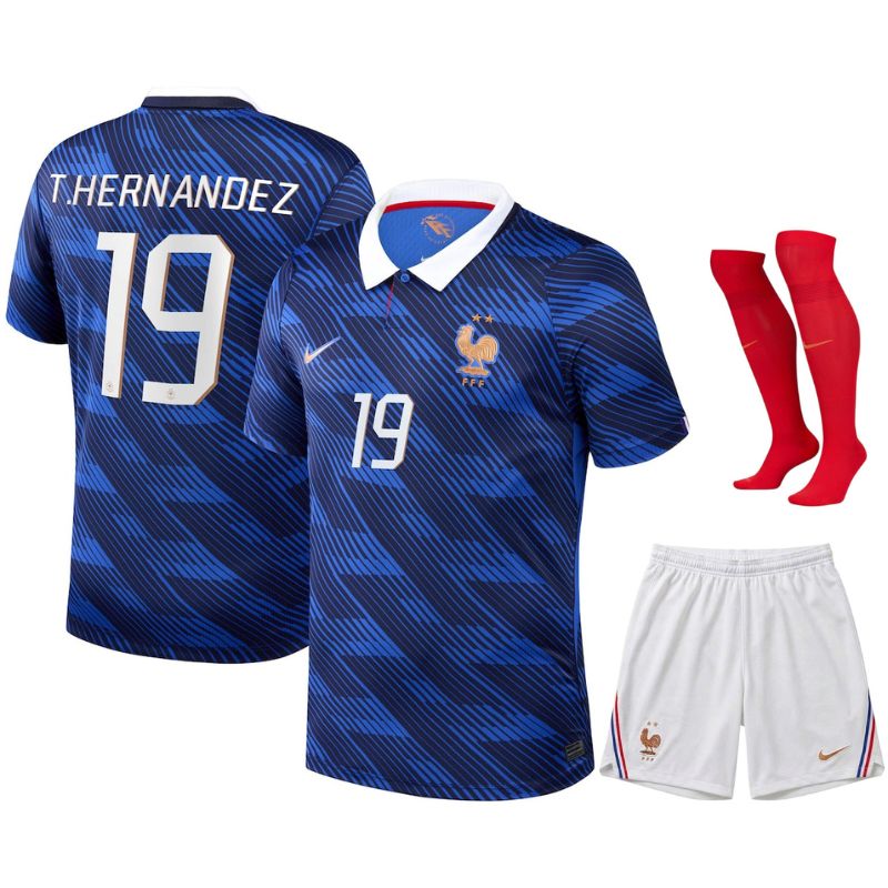 Maillot Equipe de France Kit Enfant Domicile Coupe du Monde 2026 Theo Hernandez
