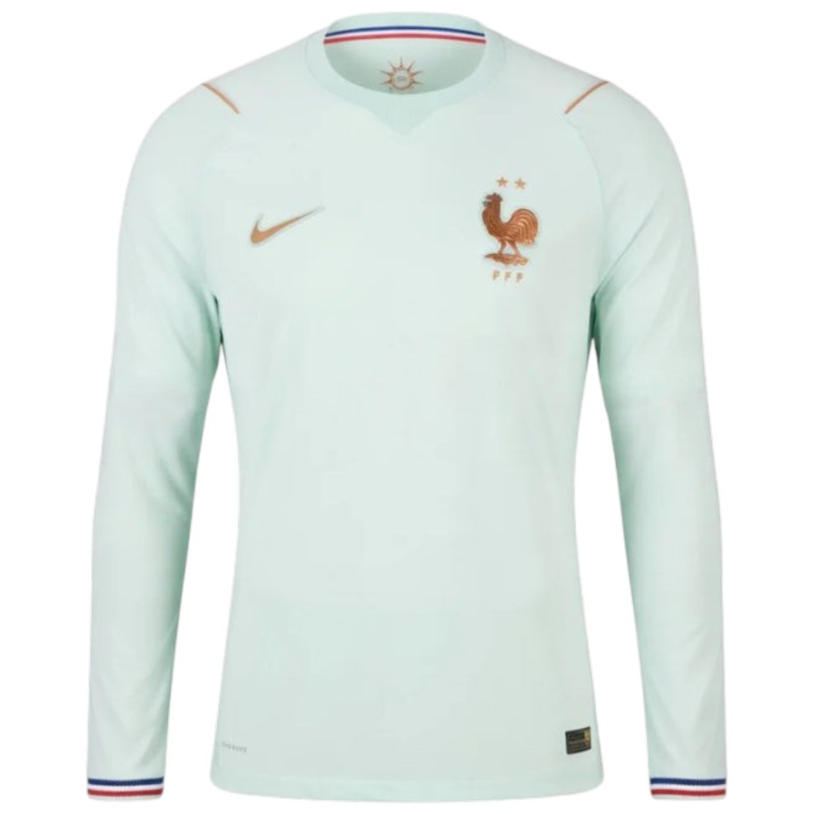 Maillot Equipe de France Vert Coupe du Monde 2026 Manches longues