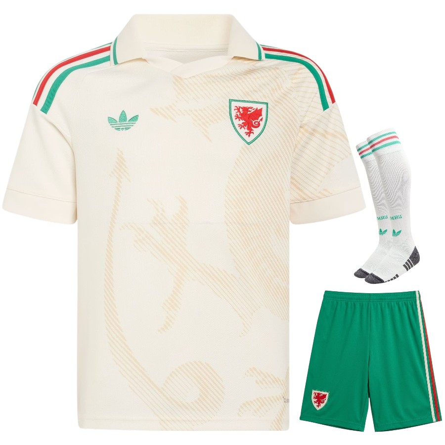 Maillot Kit Enfant Pays de Galles Exterieur 2026 2027 (1)