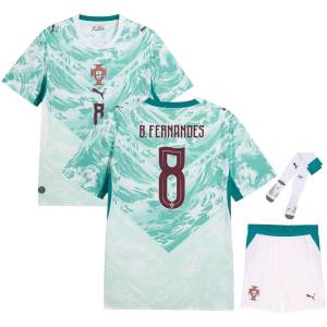 Maillot Kit Enfant Portugal Exterieur 2026 2027 Fernandes