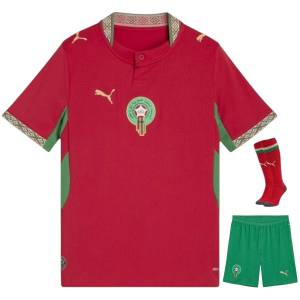 Maillot Maroc Kit Enfant Domicile Coupe du Monde 2026