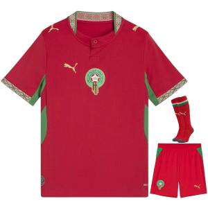 Maillot Maroc Kit Enfant Domicile Coupe du Monde 2026
