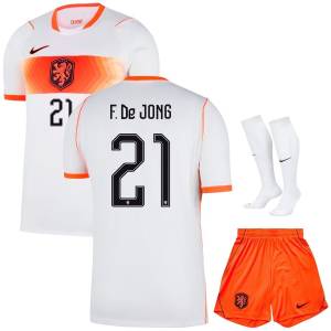 Netherlands Away Kit for Kids 2026/2027 - De Jong