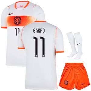 Netherlands Away Kit for Kids 2026-2027 Gakpo