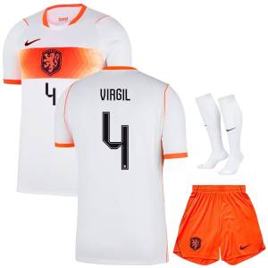 Netherlands Away Kit for Kids 2026-2027 Virgil