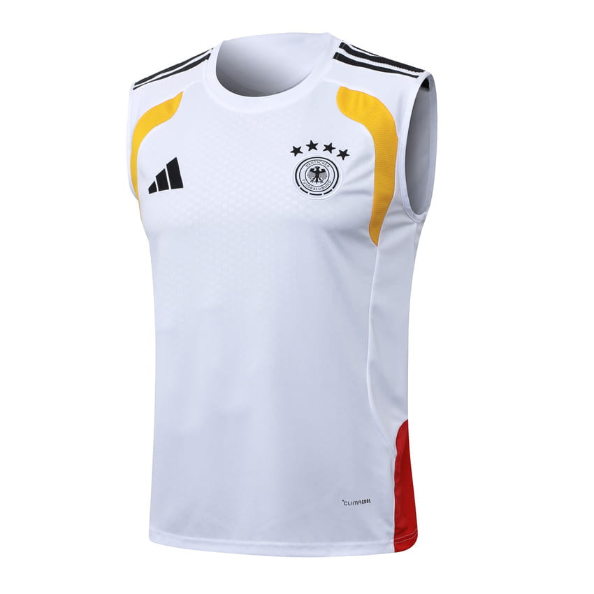 Debardeur Short Allemagne 2026 2027 Blanc Rouge (2)