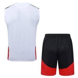 Debardeur Short Allemagne 2026 2027 Blanc Rouge (3)