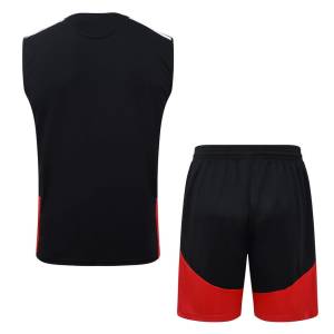 Debardeur Short Allemagne 2026 2027 Noir Rouge (4)