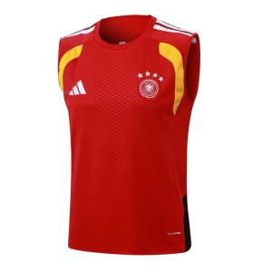 Debardeur Short Allemagne 2026 2027 Rouge Noir (2)