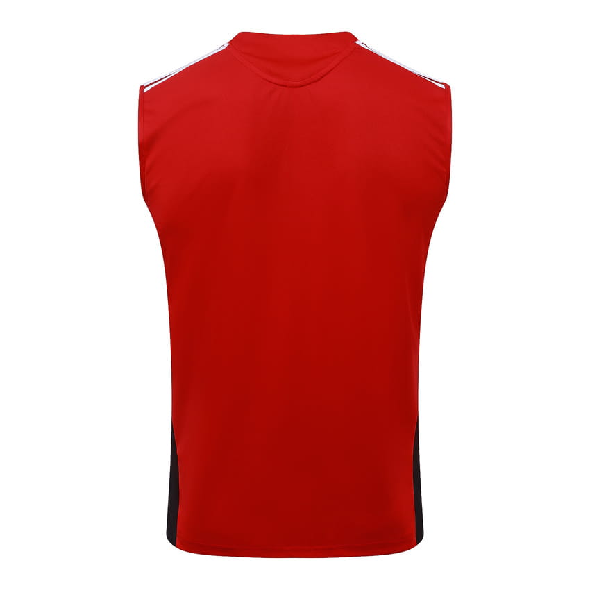 Debardeur Short Allemagne 2026 2027 Rouge Noir (4)