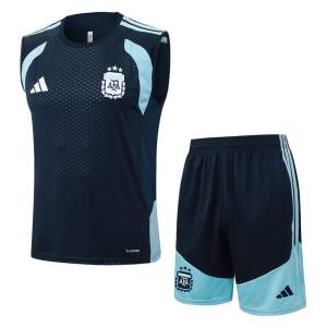 Debardeur Short Argentine 2026 2027 Bleu Sombre