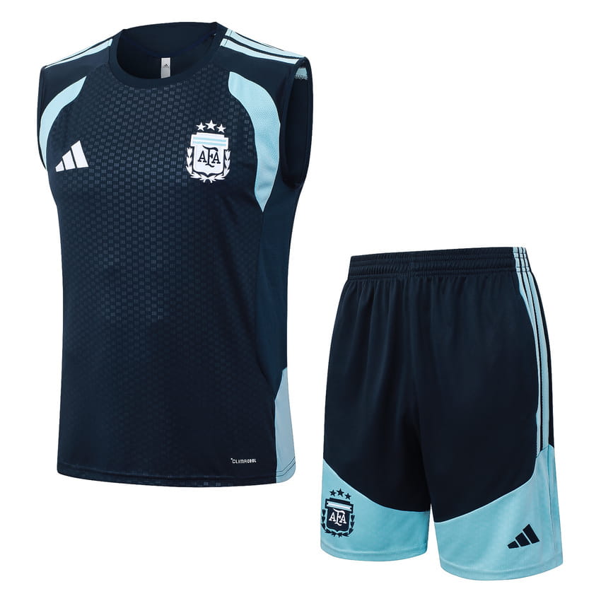 Debardeur Short Argentine 2026 2027 Bleu Sombre (1)
