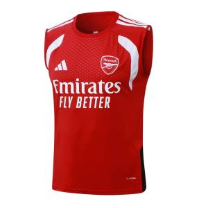 Debardeur Short Arsenal 2026 2027 Rouge Clair (4)