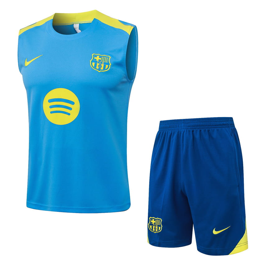 Debardeur Short Barca 2025 2026 Bleu Jaune (1)