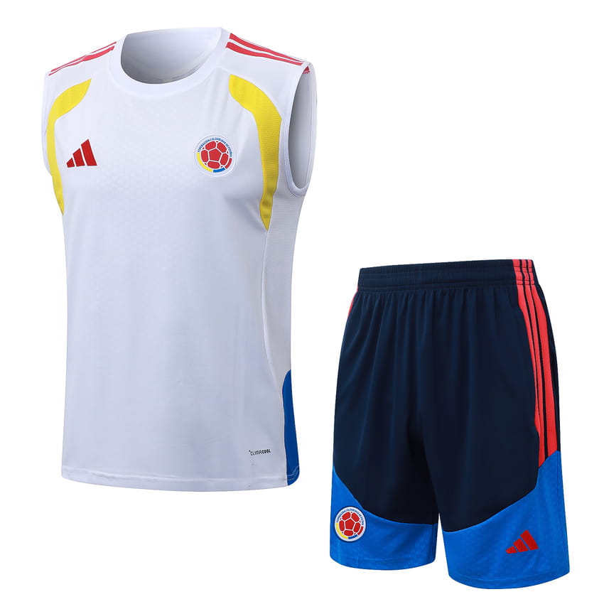 Debardeur Short Colombie 2026 2027 Blanc (1)